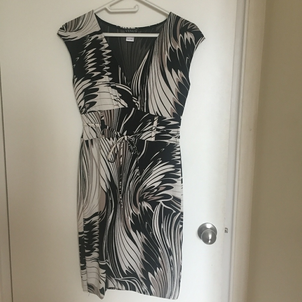 Venus Sleeveless Print Sheath Dress